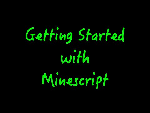 Getting Started with Minescript!  [ Minecraft x Python ]