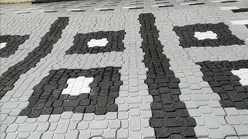 wow beautiful design | shape design paver block installation. #Fastlane