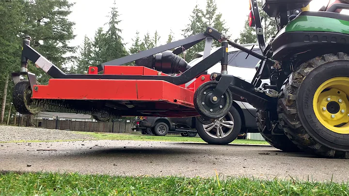 6’ Finish Mower on 1025R