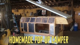 For an in-depth tour of the finished camper: https://www.youtube.com/watch?v=tSumVTX0QUk I built a pop-up truck camper from 