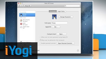 Creating a replacement administrator account in Mac® OS X™