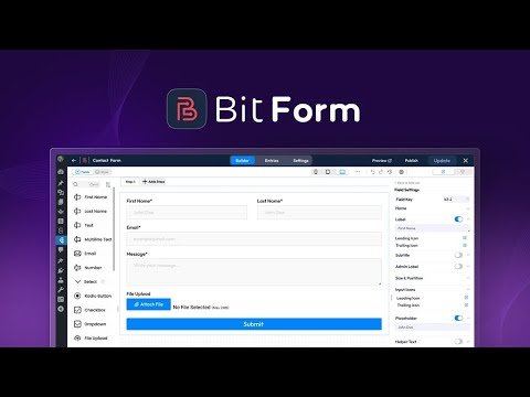 Bit Form Lifetime Deal – WordPress Form Builder Plugin - YouTube