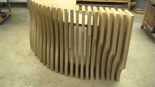 Assembled reception desk Assembled reception desk