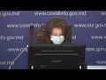 Conferință de presă organizată de Ministerul Sănătății privind situația epidemiologică prin COVID-19