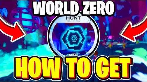 How To Get World Zero Quest BADGE In The Hunt: Mega Edition Event!!!
