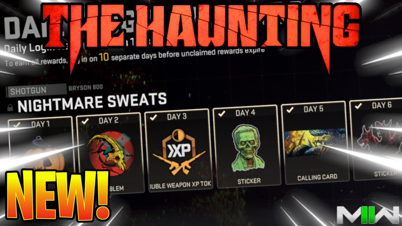 How to Unlock The Haunting Daily Login Rewards & FREE Blueprints