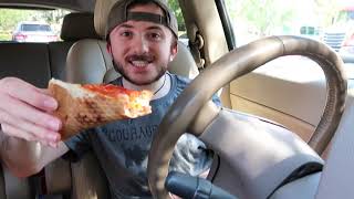 Atticus Shaffer Eats Papa John's Pizza