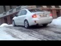 Subaru Legacy 3.0R on Ice Road