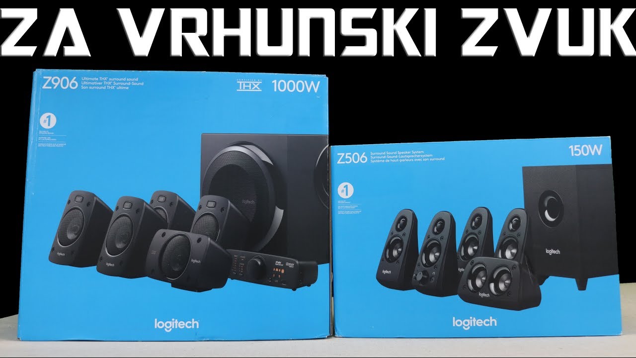 Logitech i Z906 5.1 zvučnici -