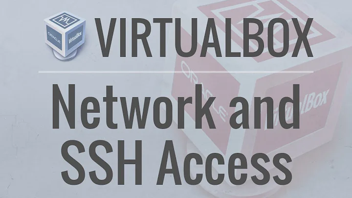 How to Create a Network of Machines in VirtualBox with SSH Access