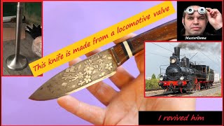 Locomotive valve knife