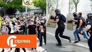 GreenDock, manifestation des Soulèvements de la Terre (25 mai 2024, Gennevilliers, France) [4K]