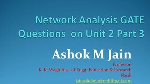 Network Analysis |  GATE MCQs on Theorems Part 3 |  Unit 2-14