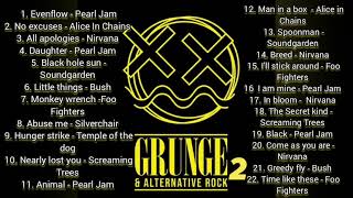 Grunge 2: The Best of.... Featuring Nirvana Pearl Jam Soundgarden Alice In Chains & more....