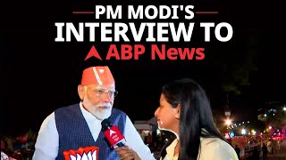 Pm Modis Interview To Manogya Loiwal Of Abp News During Roadshow In Bhubaneswar Odisha