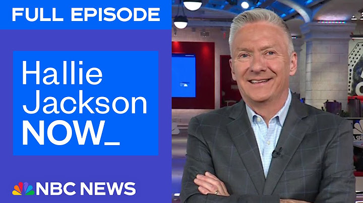 Hallie Jackson NOW - July 18 | NBC News NOW