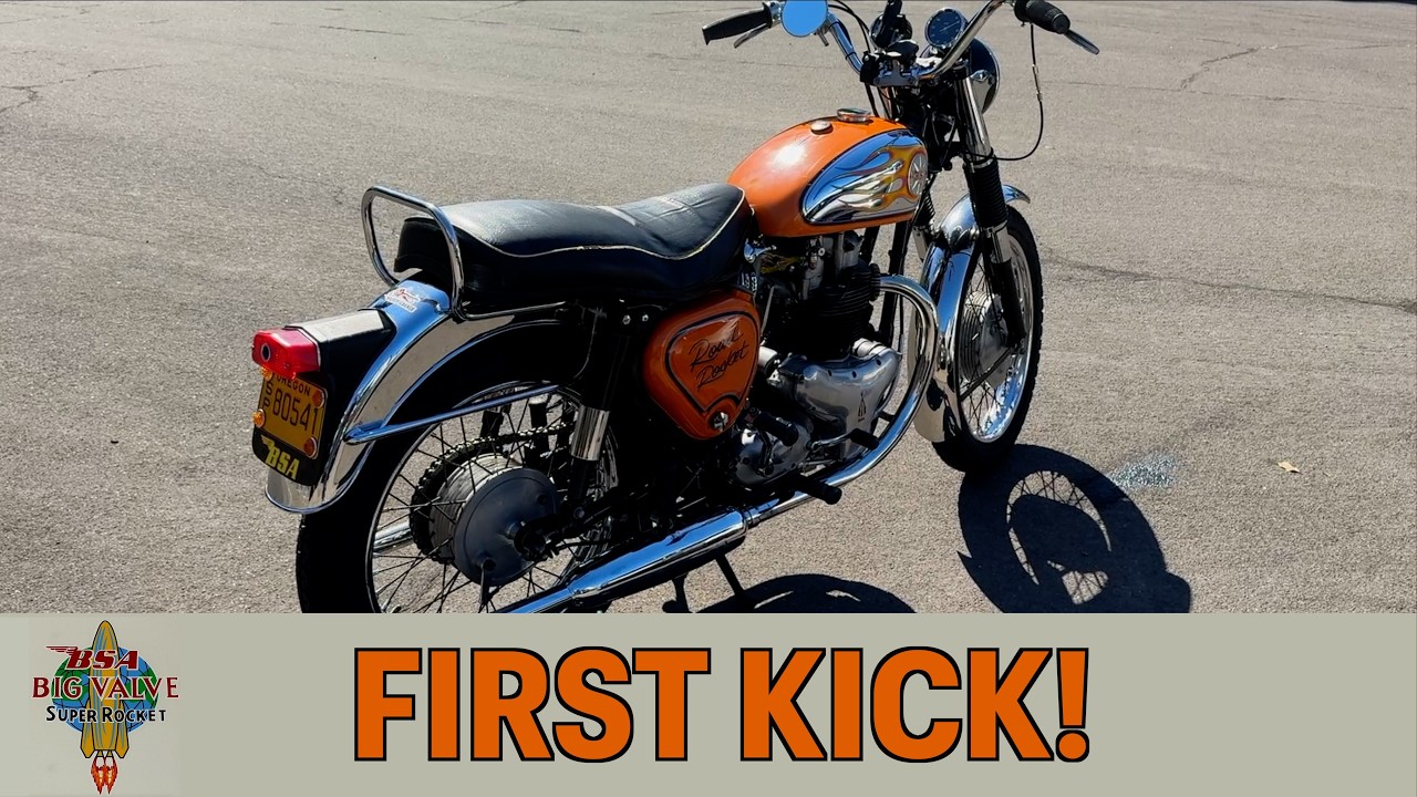 1962 BSA A10 Super Rocket (Part 19) - STARTED FIRST KICK After 18 Months!