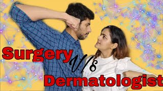 Which branch is the best?Dermatology vs Surgery|Face to face battle|#shorts| Dr.Shivang n Dr. Kanika