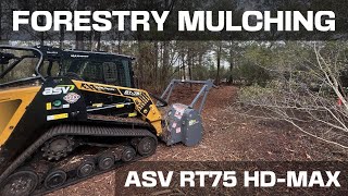 ASV RT75HD MAX Forestry Mulching Loftness Battle Ax