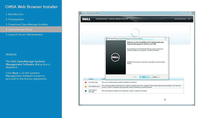 OMSA Web Browser Installer - Dell OpenManage Server Administrator