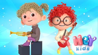картинка: Музикалните Инструменти 🥁 Детски Песнички на Български 🎺 HeyKids