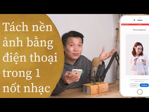 Tách nền ảnh trên điện thoại trong 1 nốt nhạc [Ai cũng làm được]