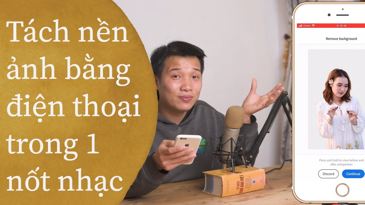 Tách nền ảnh trên điện thoại trong 1 nốt nhạc [Ai cũng làm được] - YouTube