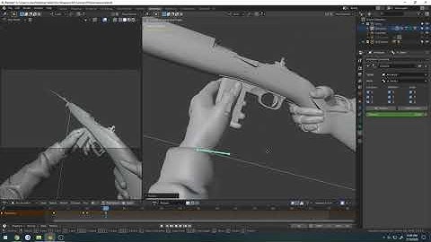 Blender FPS Animation: creating a rifle reload animation