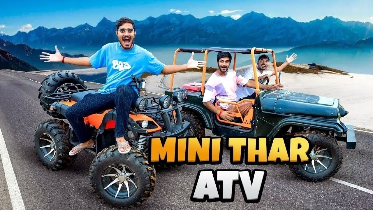 Our Mini Thar Worth ₹3,00,000🔥 Crazy Public Reaction & Off Roading