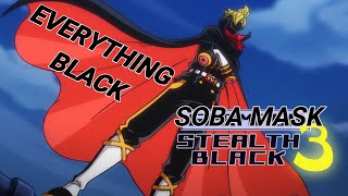 [ONE PIECE]-SANJI- AMV-STEALTH BLACK(SOBA MASK)