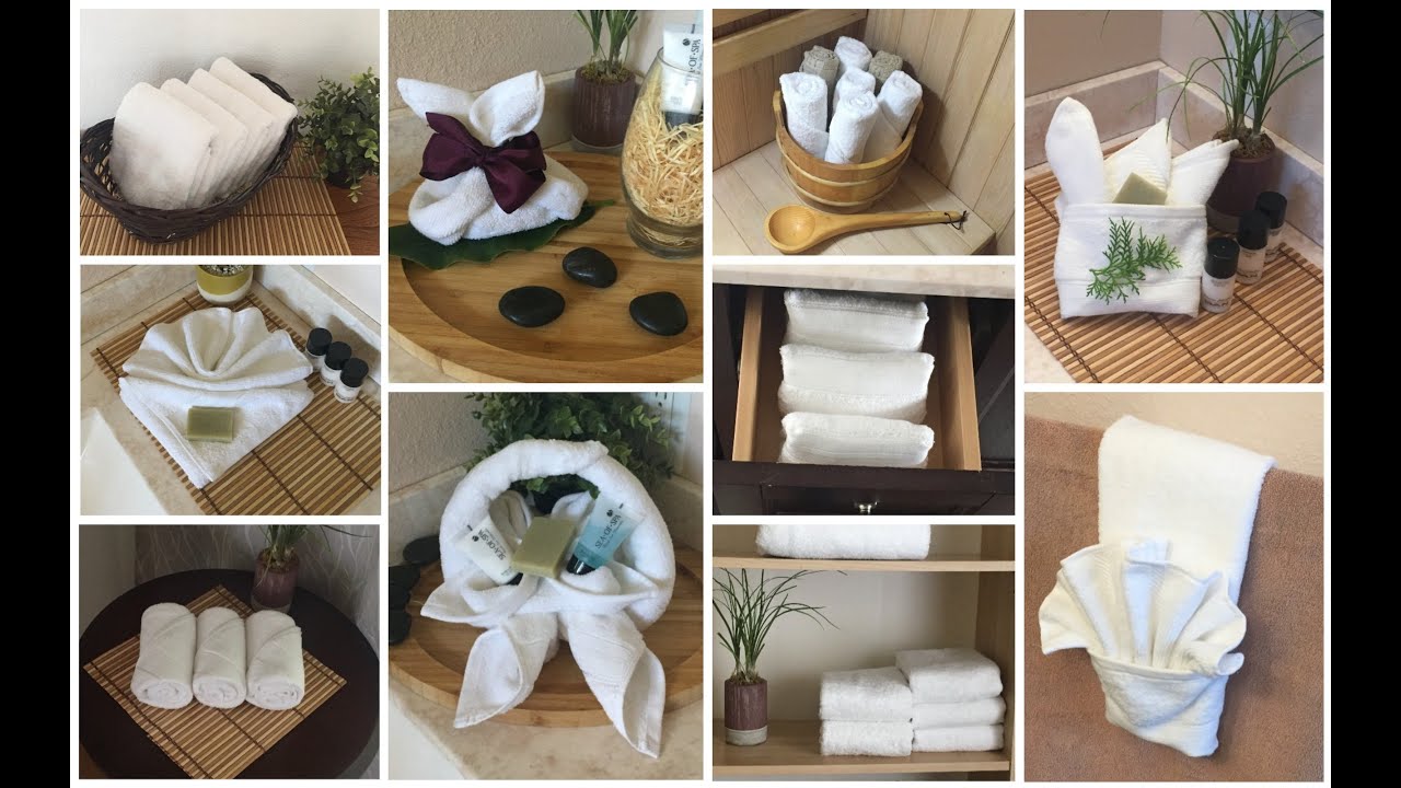 10 Ideas How to Fold a Towel Like Hotel & Spa. 