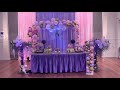 Butterfly theme  cats eye event planners  pink and purple  girl birt.ay decoration