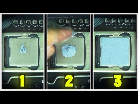 Video: Kako Nanesti Pasto Na Procesor