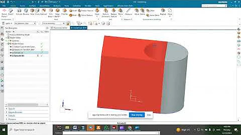 Intersection Curve and Point in Siemens NX | CAD Tutorial