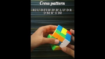 cross pattern on cube | rubik