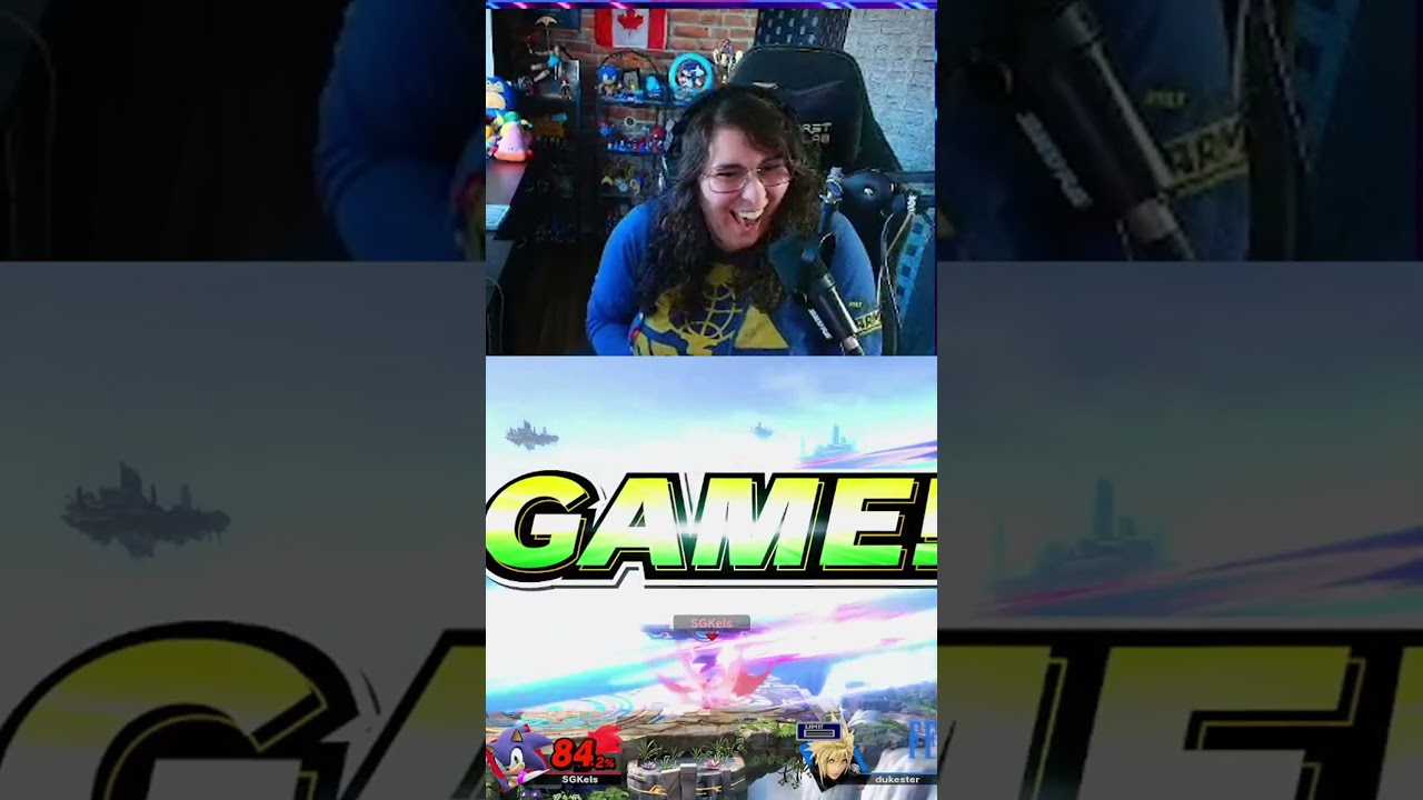Smash Bros. Gameplay Vs. Reaction Cam