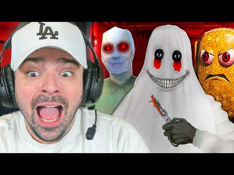 3 Horror Games in 1 video.