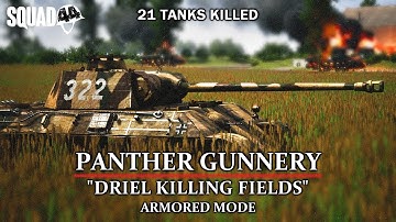 "DRIEL KILLING FIELDS" - Panther gunner | Armored Mode - SQUAD 44 (NO/ENG)