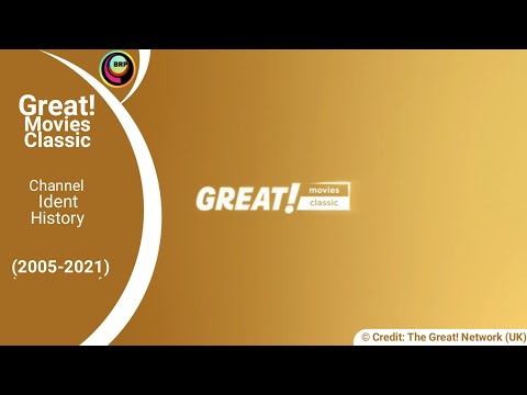 Great Movies Classic Channel Ident History 2005 2021 