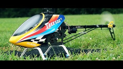 Align T-Rex 500 Cinematic Take Off - Canon 50mm F/1.8