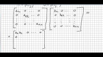 Product of two diagonal matrices is diagonal