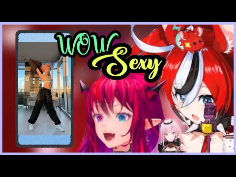 CHAD CAST Intrigued by SEXY YouTube Shorts Dance | Reaction【HololiveEN clips】【Hakos Baelz】【IRyS】