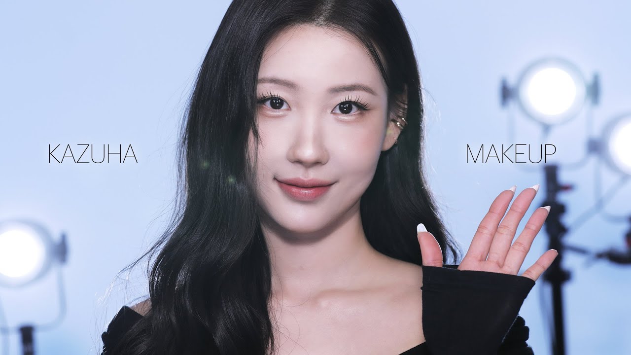 카즈하st 메이크업 (가요대전 레드카펫ver.) LE SSERAFIM KAZUHA Makeup Tutorial l 이사배(RISABAE Makeup)