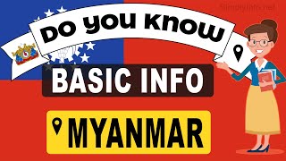 Do You Know Myanmar Basic Information | World Countries Information #122-General Knowledge & Quizzes screenshot 1