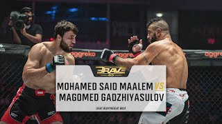 Mohamed Said Maalem vs Magomed Gadzhiyasulov | FREE MMA Fight | BRAVE CF 65