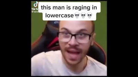 Bro is raging in lowercase 💀💀💀￼