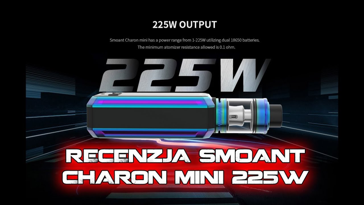 Charon Mini Recenzja Smoant Charon Mini 225W Mod Box *Polish Review Smoant Charon ...
