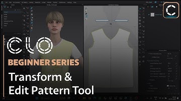 CLO3D for Beginners: Transform & Edit Pattern Tool | 3D Vastra #clo3dtutorial #fashiontech #clo3d
