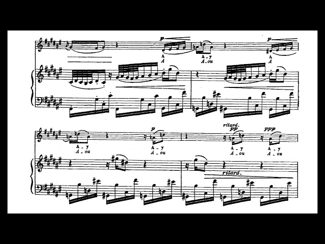 Stravinsky - Pastorale