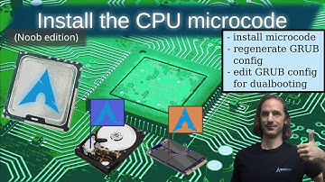 Install the CPU Microcode on Arch When Dual Booting